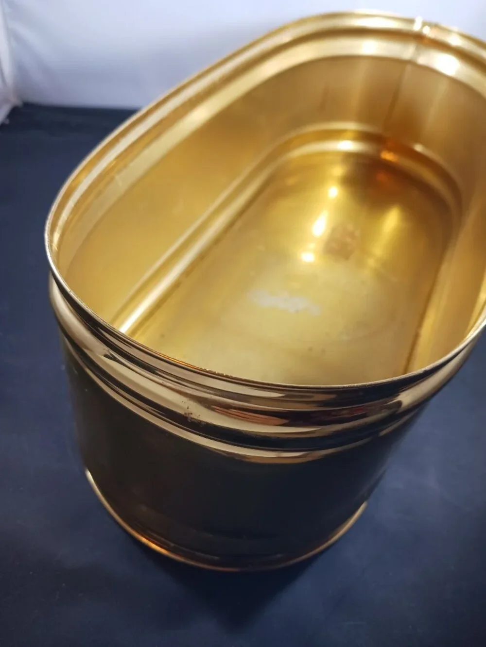 Vintage Bristol Brass Planter 13
